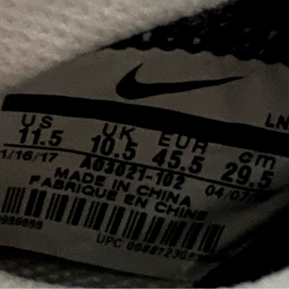 Nike Vapor Untouchable 3 White Navy Football Cleats - Picture 12 of 16